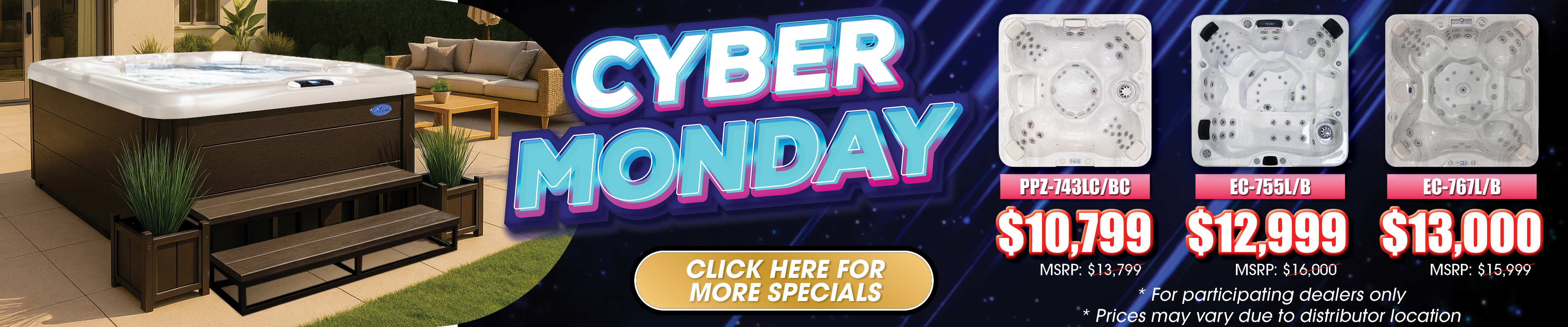 Calspas hot tub being used in a family setting - Portsmouth